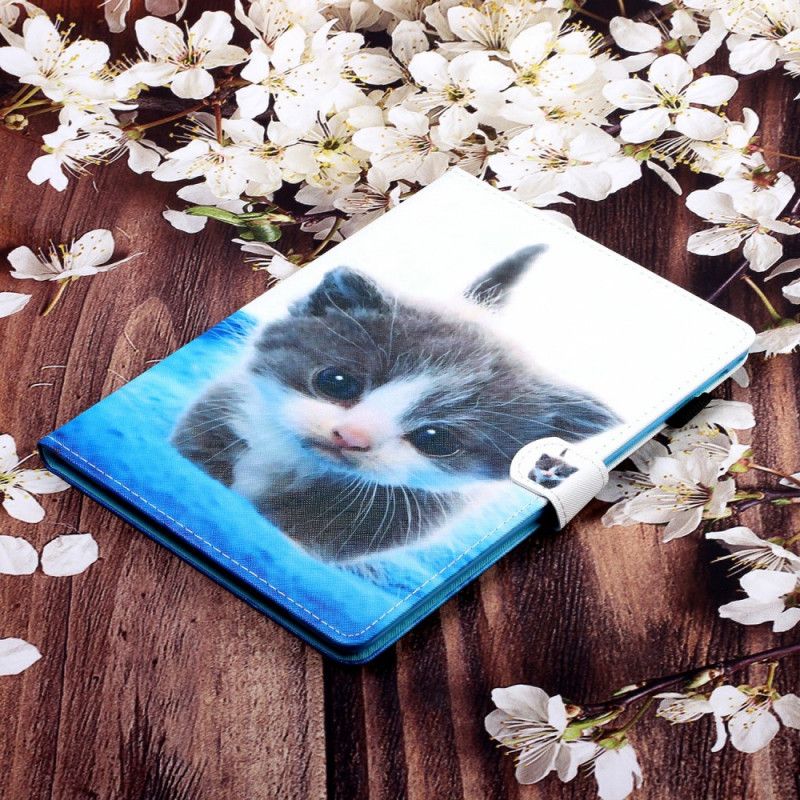 Leren Hoesje voor Samsung Galaxy Tab S6 Lite Kitten