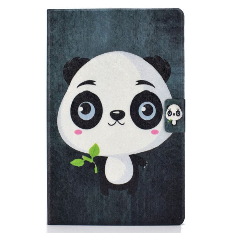 Leren Hoesje voor Samsung Galaxy Tab S6 Lite Kleine Panda