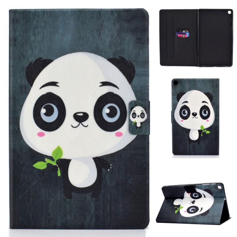 Leren Hoesje voor Samsung Galaxy Tab S6 Lite Kleine Panda