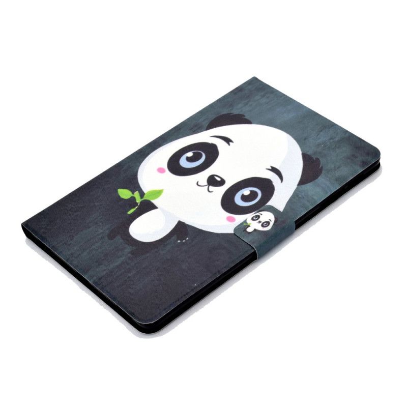 Leren Hoesje voor Samsung Galaxy Tab S6 Lite Kleine Panda