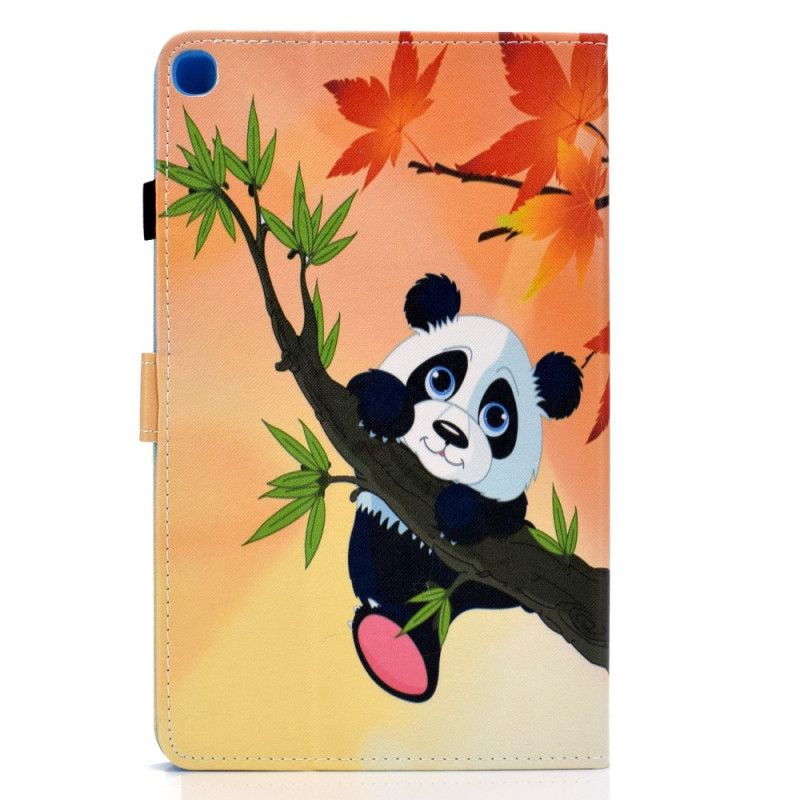 Leren Hoesje voor Samsung Galaxy Tab S6 Lite Schattige Panda