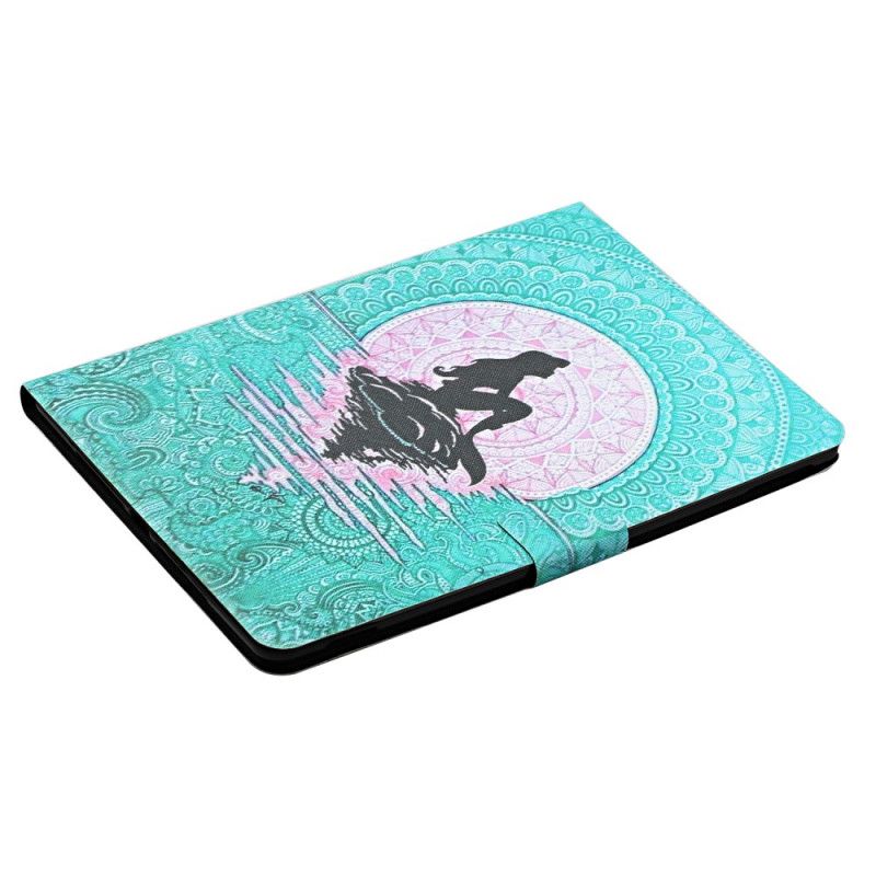 Leren Hoesje voor Samsung Galaxy Tab S6 Lite Zeemeermin Mandala