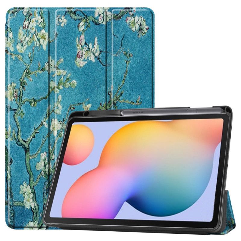 Smart Case Samsung Galaxy Tab S6 Lite Potloodhouder Voor Takken