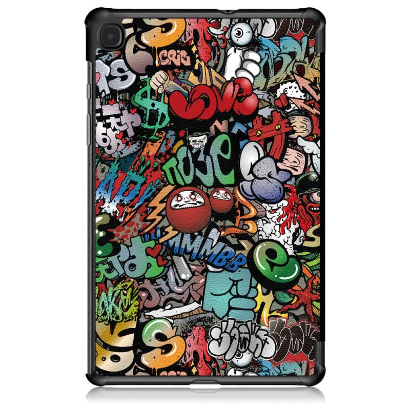 Smart Case Samsung Galaxy Tab S6 Lite Versterkte Graffiti