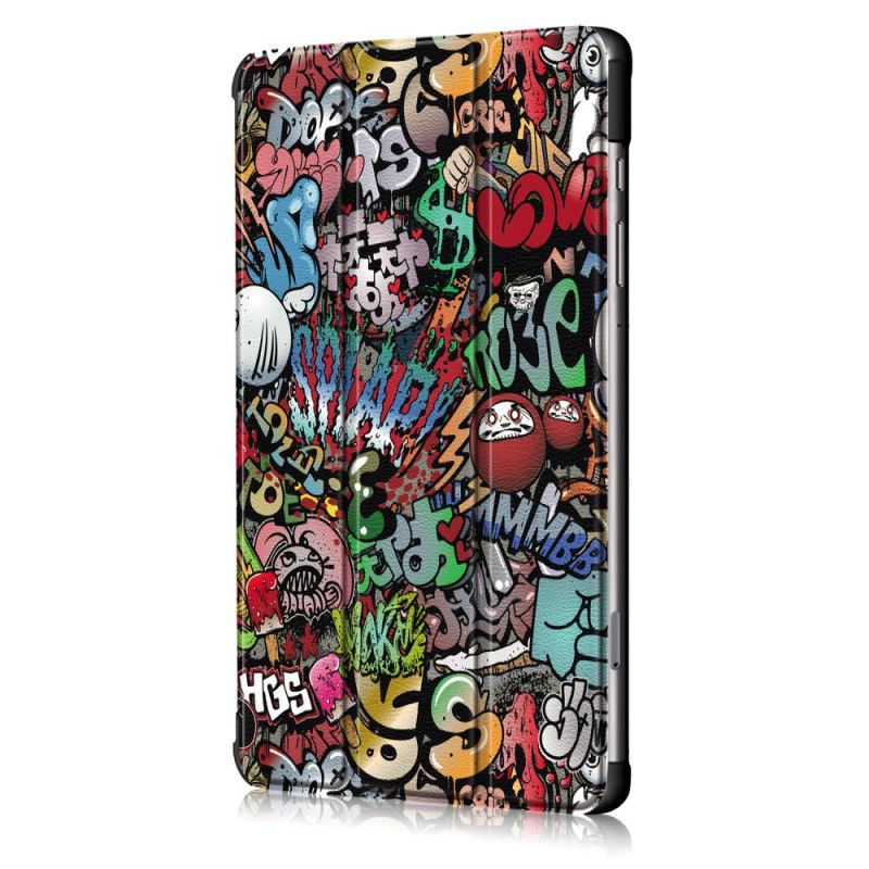 Smart Case Samsung Galaxy Tab S6 Lite Versterkte Graffiti