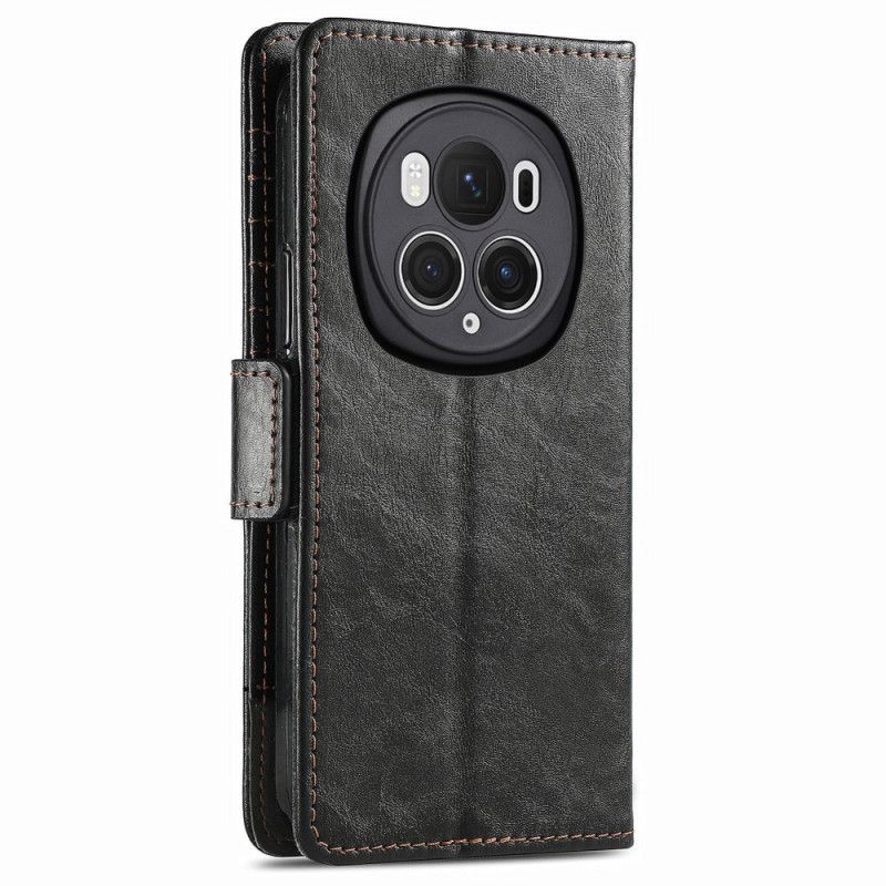 Flip Case Leren Honor Magic 6 Pro Caseneo Rfid-blokkering