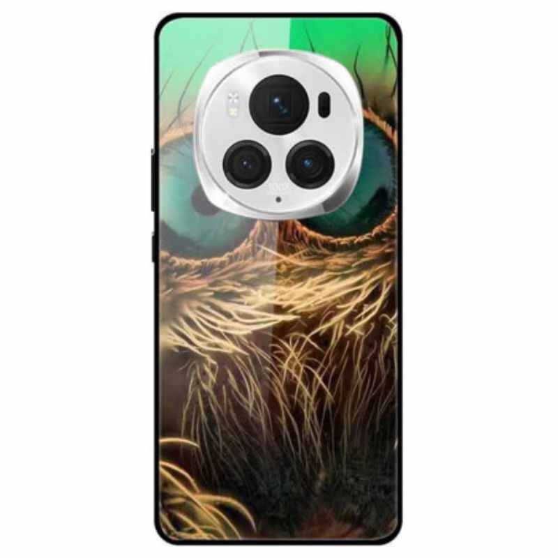 Hoesje Honor Magic 6 Pro Aigle Des Herbes Gehard Glas Bescherming Hoesje