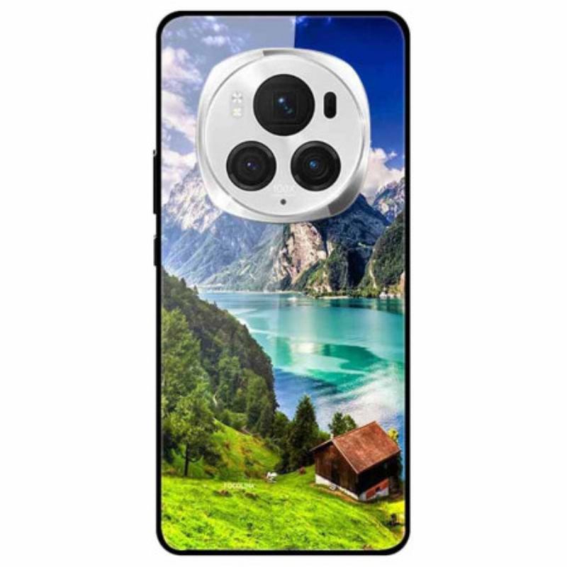 Hoesje Honor Magic 6 Pro Chalet Gehard Glas