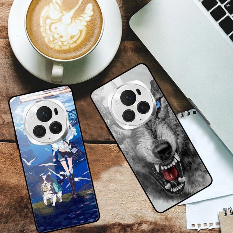 Hoesje Honor Magic 6 Pro Nevel Gehard Glas