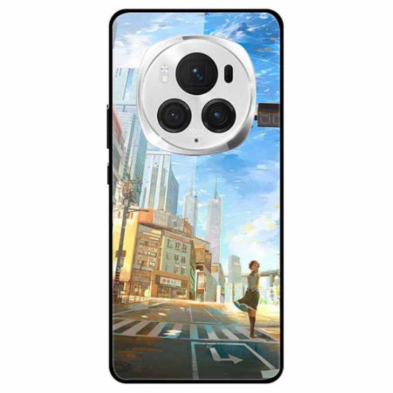 Hoesje Honor Magic 6 Pro Tokyo Gehard Glas