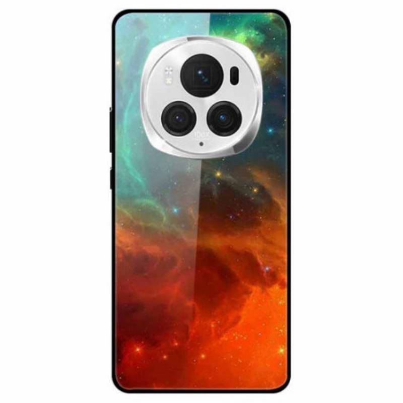 Hoesje Voor Honor Magic 6 Pro Gekleurd Hemels Gehard Glas