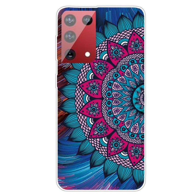 Case Hoesje Samsung Galaxy S21 Ultra 5G Telefoonhoesje Kleurrijke Mandala