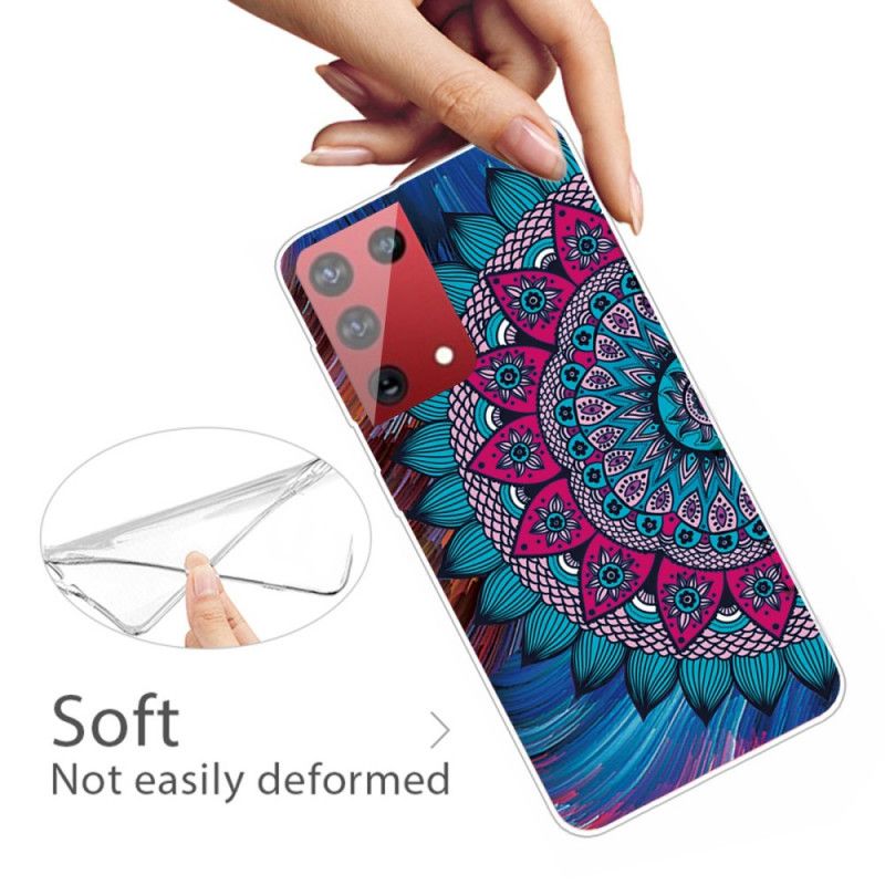 Case Hoesje Samsung Galaxy S21 Ultra 5G Telefoonhoesje Kleurrijke Mandala