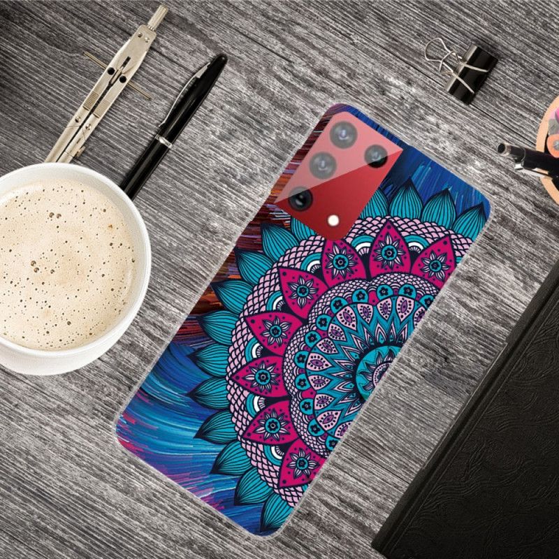 Case Hoesje Samsung Galaxy S21 Ultra 5G Telefoonhoesje Kleurrijke Mandala