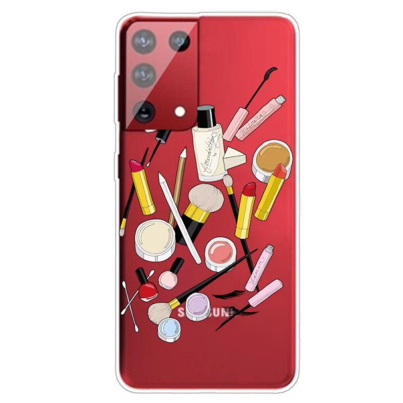 Case Hoesje Samsung Galaxy S21 Ultra 5G Telefoonhoesje Topmake-Up