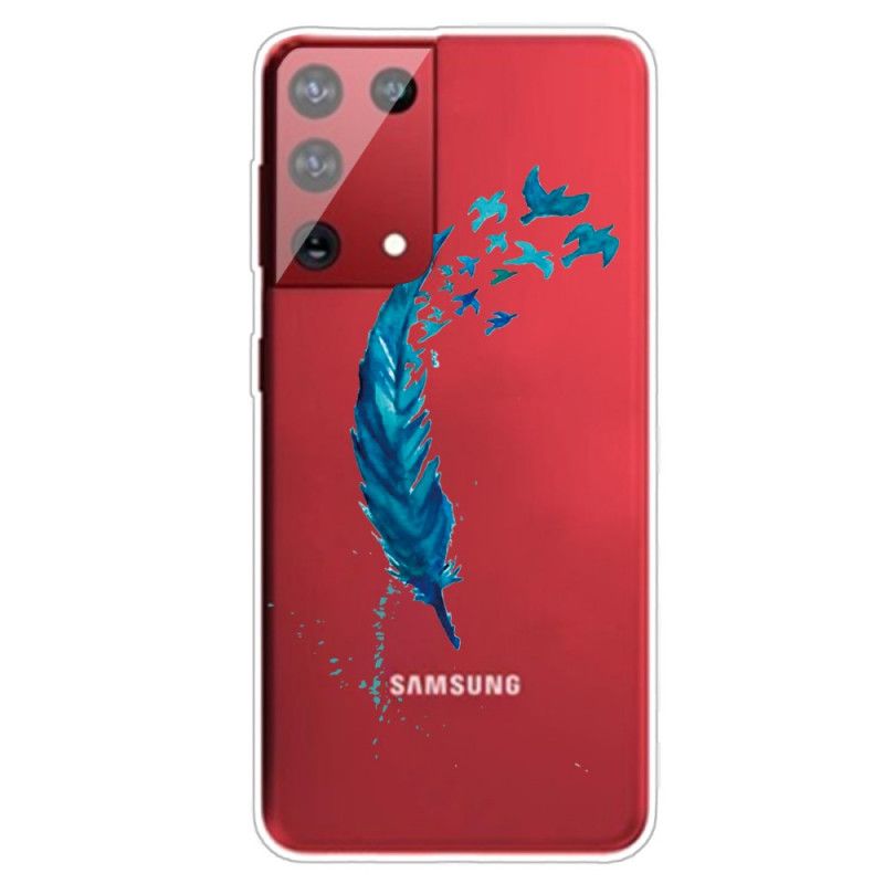 Cover Hoesje Samsung Galaxy S21 Ultra 5G Telefoonhoesje Mooie Veer