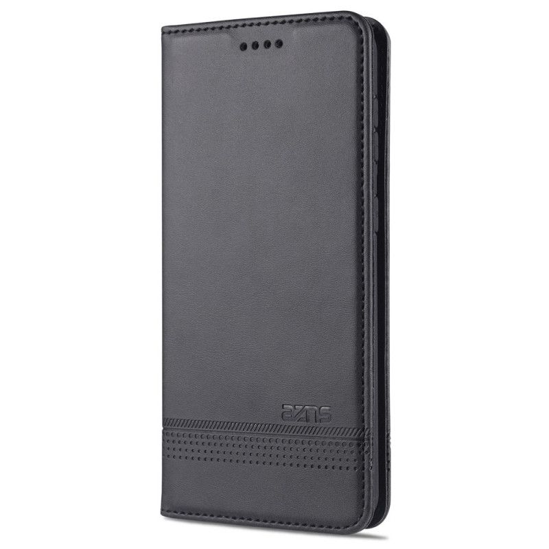 Folio-hoesje Samsung Galaxy S21 Ultra 5G Rood Zwart Azns Leerstijl