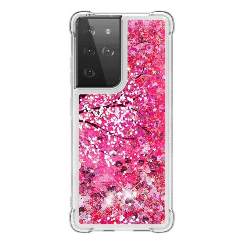 Hoesje Samsung Galaxy S21 Ultra 5G Glitterboom