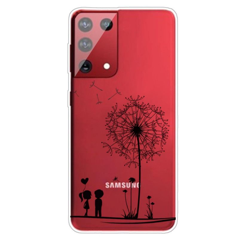 Hoesje Samsung Galaxy S21 Ultra 5G Paardenbloemliefde