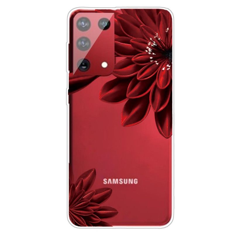 Hoesje Samsung Galaxy S21 Ultra 5G Wilde Bloemen