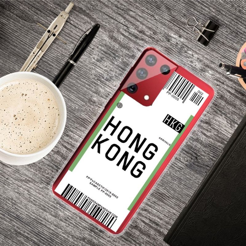 Hoesje voor Samsung Galaxy S21 Ultra 5G Instapkaart Naar Hong Kong