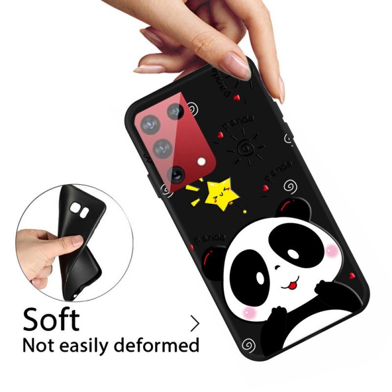 Hoesje voor Samsung Galaxy S21 Ultra 5G Panda-Ster