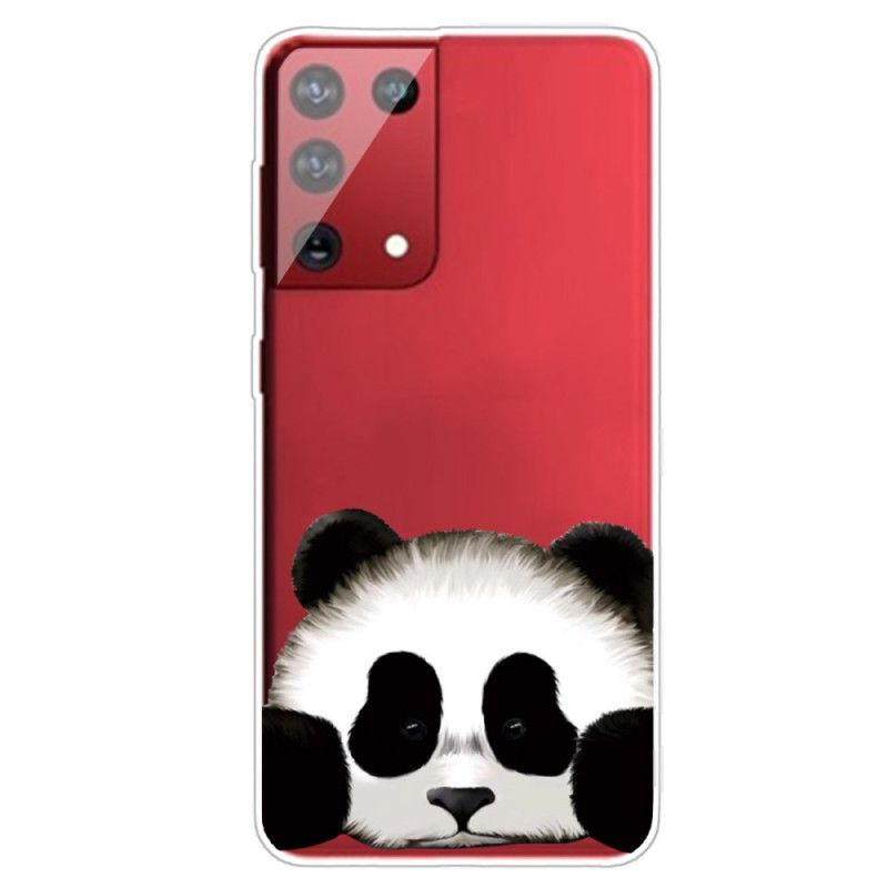 Hoesje voor Samsung Galaxy S21 Ultra 5G Transparante Panda