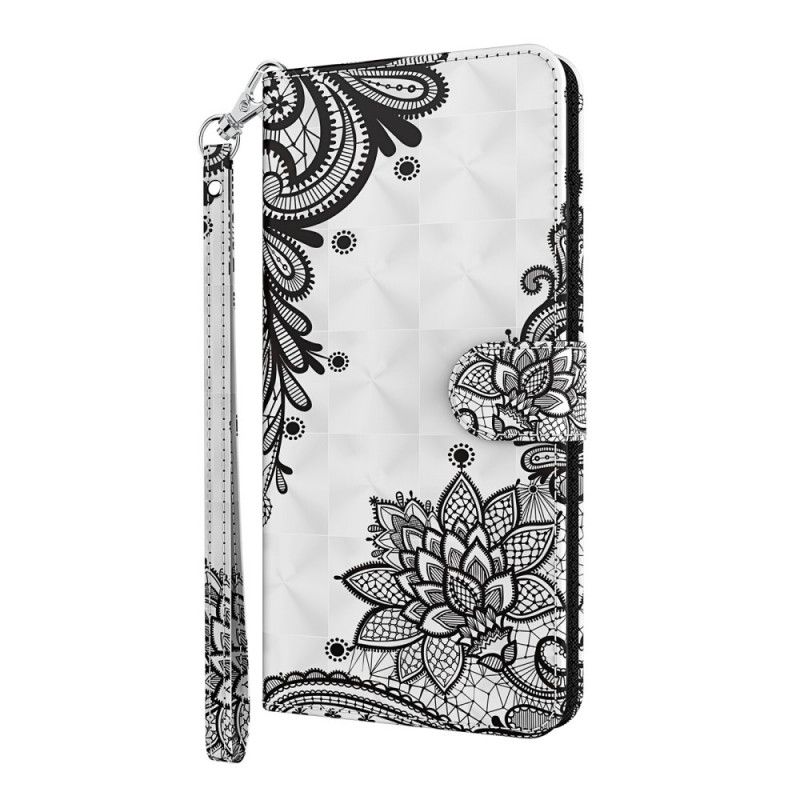 Leren Hoesje voor Samsung Galaxy S21 Ultra 5G Chique Kant