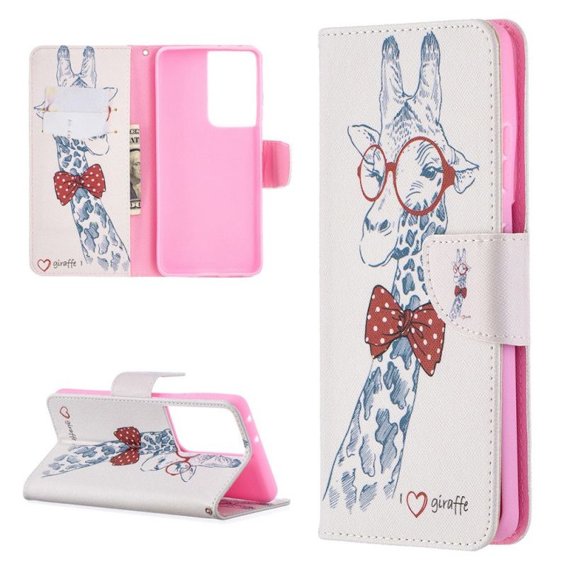 Leren Hoesje voor Samsung Galaxy S21 Ultra 5G Nerdgiraf