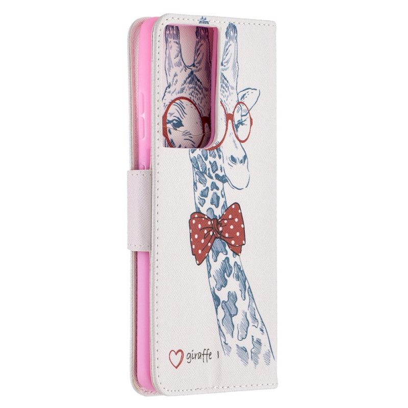 Leren Hoesje voor Samsung Galaxy S21 Ultra 5G Nerdgiraf