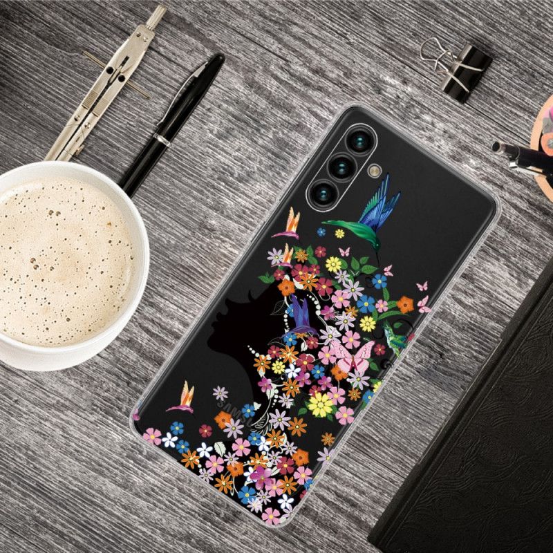 Case Hoesje Samsung Galaxy A13 5g Telefoonhoesje Mooie Bloemhoofd