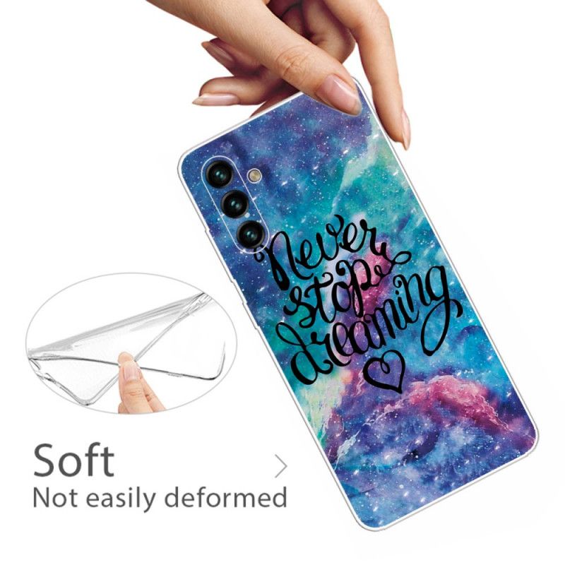 Case Hoesje Samsung Galaxy A13 5g Telefoonhoesje Stop Nooit Met Dromen