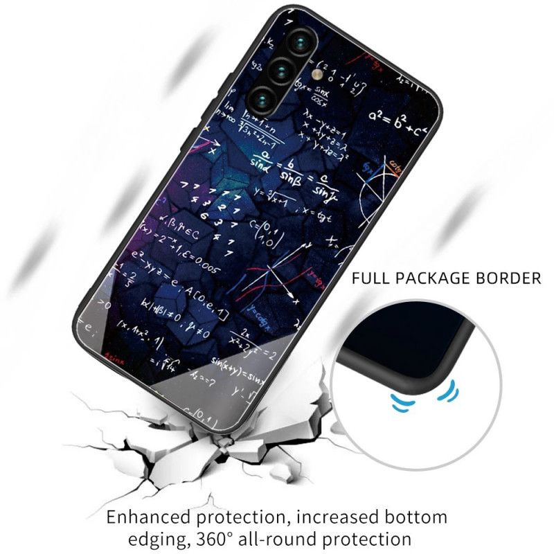 Case Hoesje Samsung Galaxy A13 5g Telefoonhoesje Wiskundige Berekeningen Van Gehard Glas