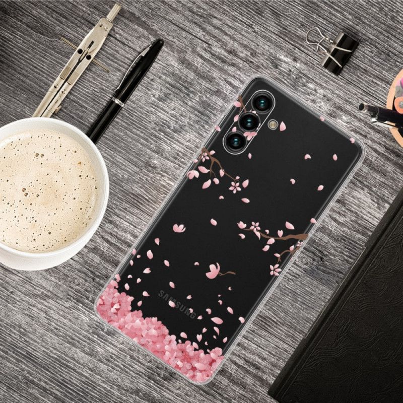 Cover Hoesje Samsung Galaxy A13 5g Telefoonhoesje Bloeiende Takken