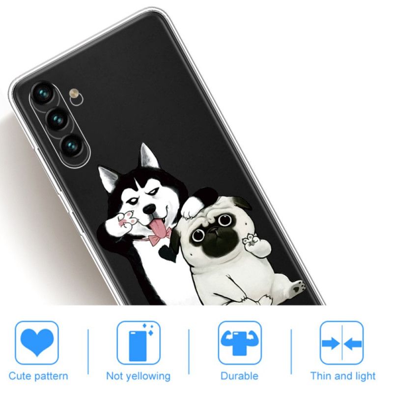 Cover Hoesje Samsung Galaxy A13 5g Telefoonhoesje Grappige Honden