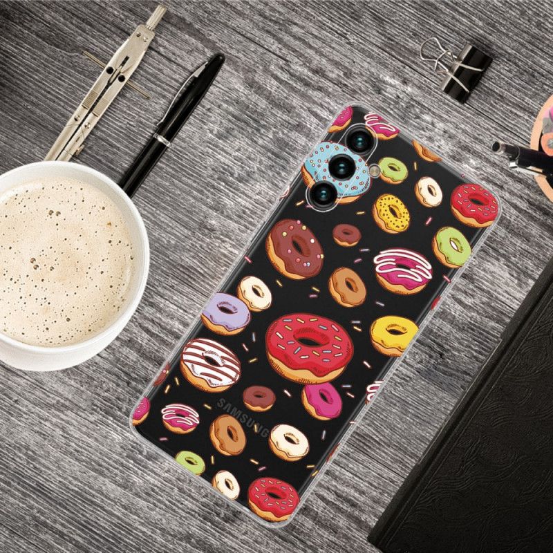 Cover Hoesje Samsung Galaxy A13 5g Telefoonhoesje Liefde Donuts