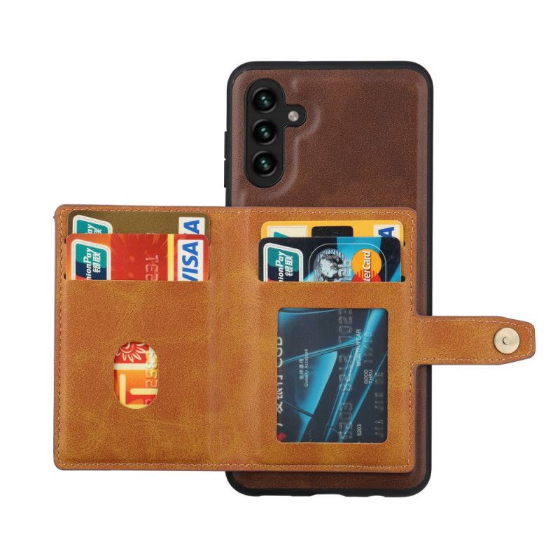 Cover Hoesje Samsung Galaxy A13 5g Telefoonhoesje Ondersteuningsriem Voor Kaarthouder