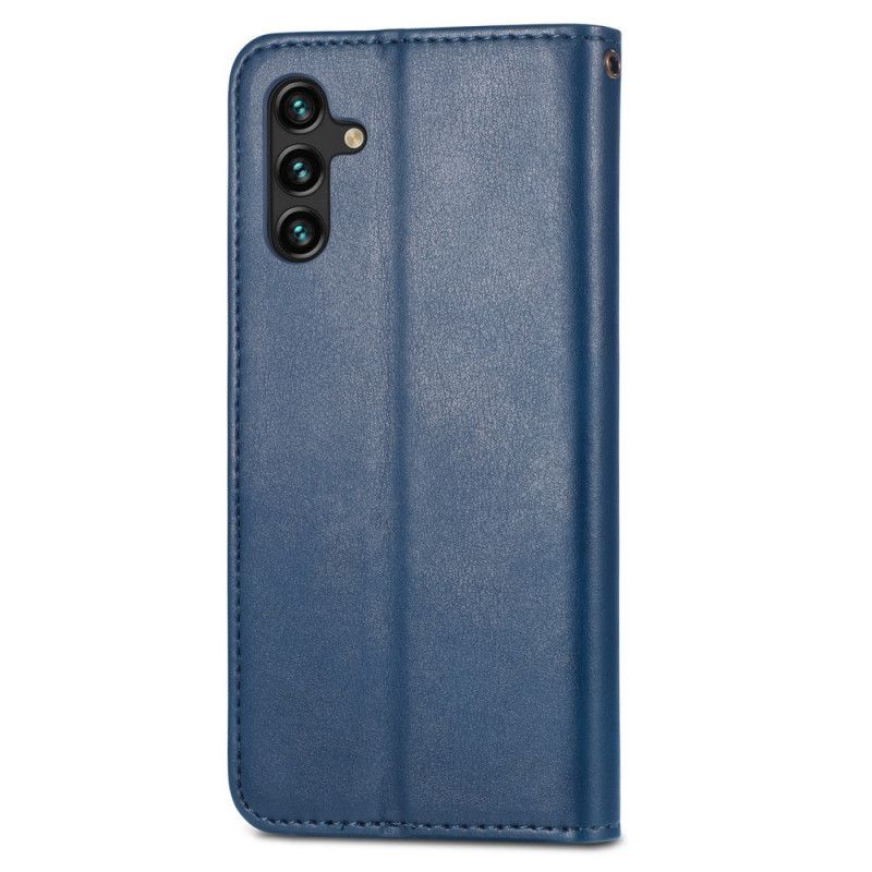 Flip Case Leren Samsung Galaxy A13 5g Kunstleer En Vintage Sluiting