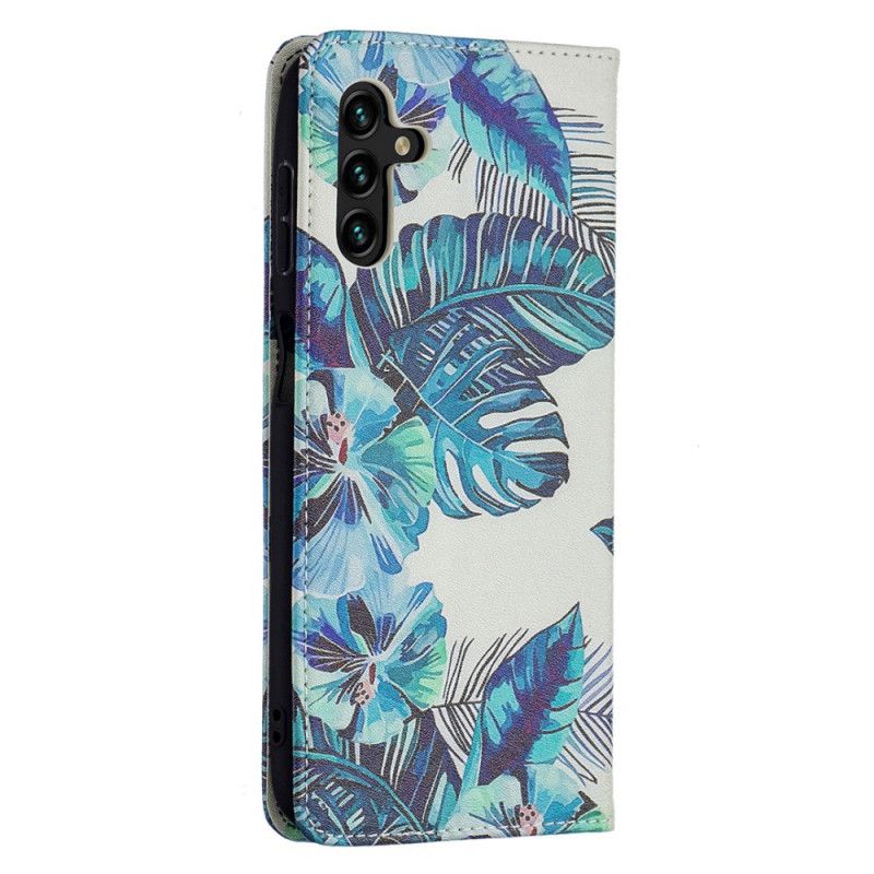 Folio-hoesje Samsung Galaxy A13 5g Bladeren Bescherming Hoesje