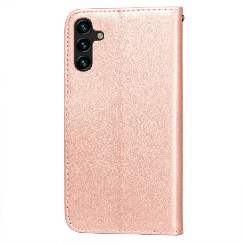 Folio-hoesje Samsung Galaxy A13 5g Bloemenkant