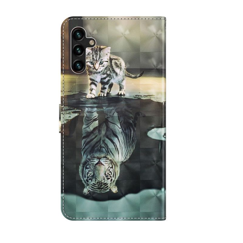 Folio-hoesje Samsung Galaxy A13 5g Ernest De Tijger