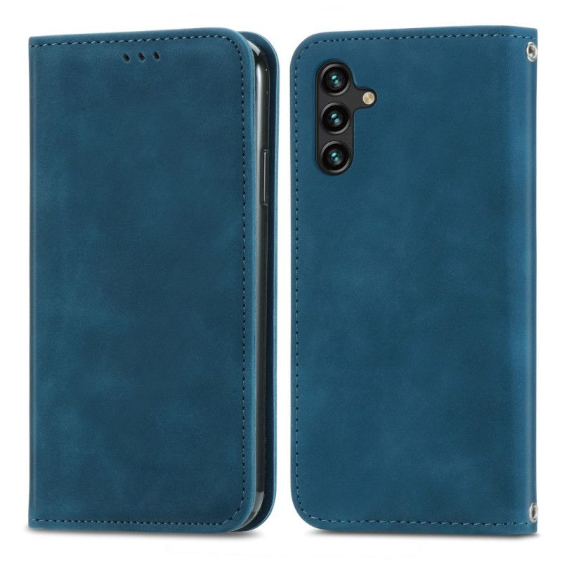 Folio-hoesje Samsung Galaxy A13 5g Skin-touch Vintage Design Bescherming Hoesje