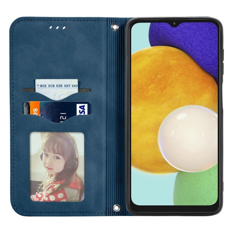 Folio-hoesje Samsung Galaxy A13 5g Skin-touch Vintage Design Bescherming Hoesje