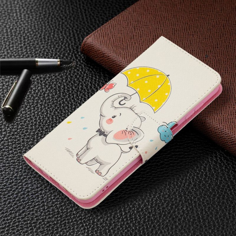 Folio-hoesje Samsung Galaxy A13 5g Telefoonhoesje Baby Olifant