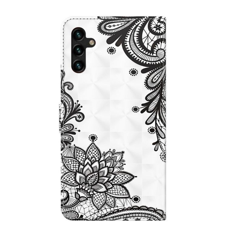 Folio-hoesje Samsung Galaxy A13 5g Telefoonhoesje Chique Kant