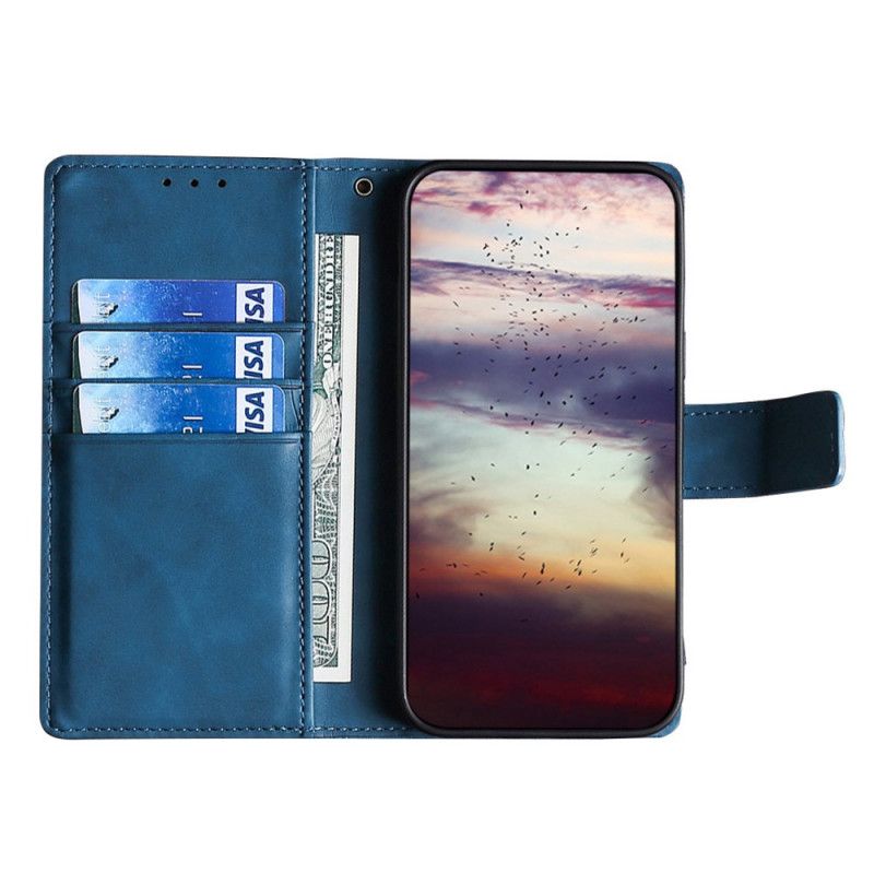 Folio-hoesje Samsung Galaxy A13 5g Telefoonhoesje Krokodillenleer Effect