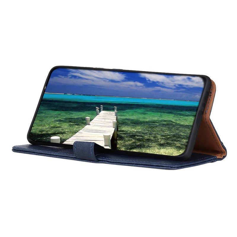 Folio-hoesje Samsung Galaxy A13 5g Telefoonhoesje Kunstleer Neushoorn Stijl