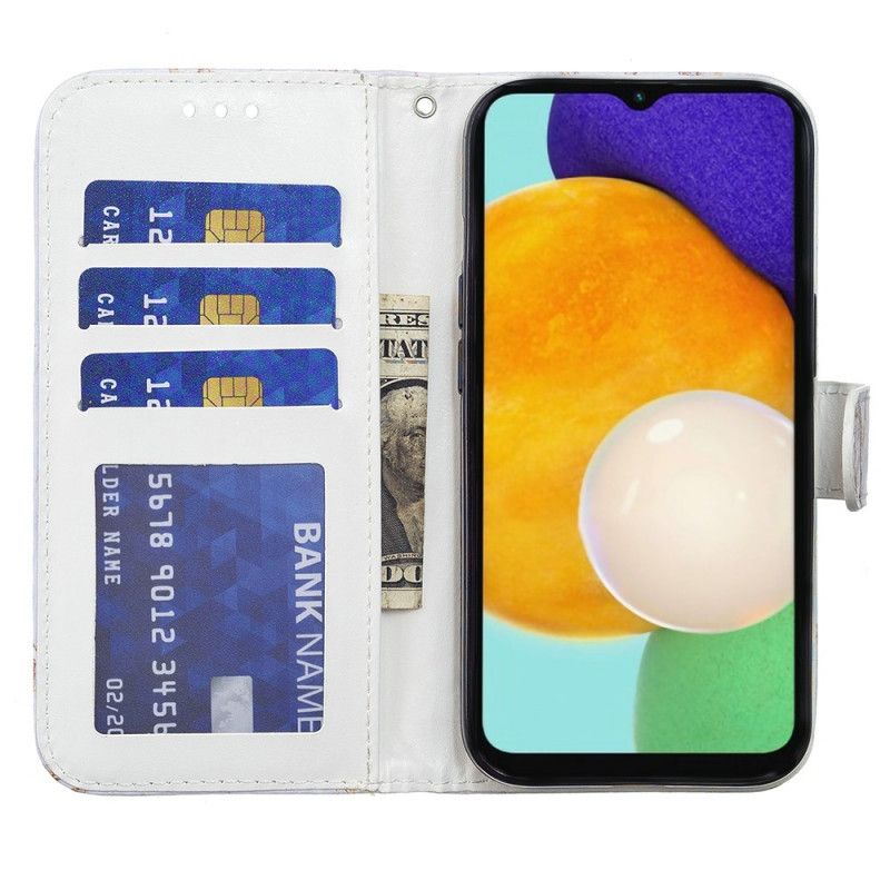 Folio-hoesje Samsung Galaxy A13 5g Telefoonhoesje Luipaardprint