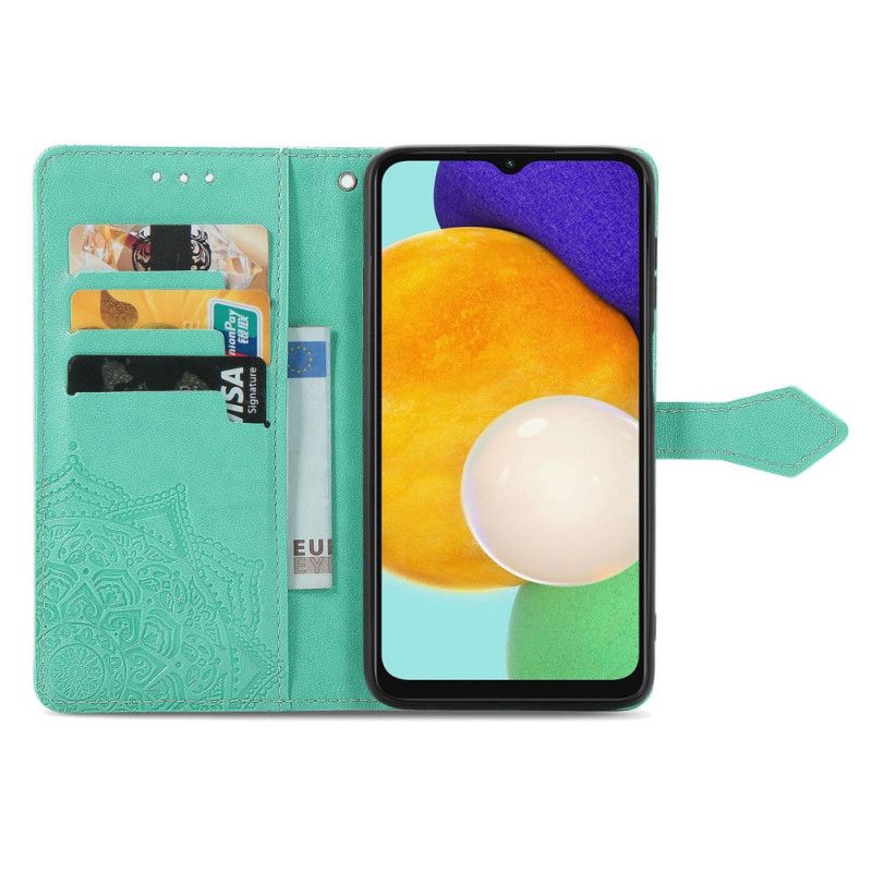 Folio-hoesje Samsung Galaxy A13 5g Telefoonhoesje Mandala Middeleeuwen