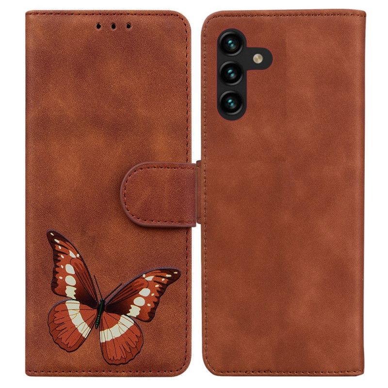 Folio-hoesje Samsung Galaxy A13 5g Telefoonhoesje Skin-touch Butterfly